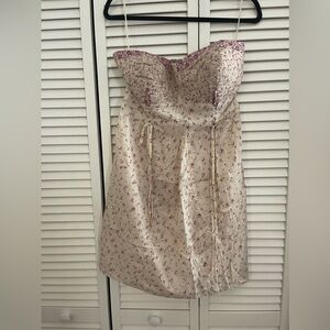 American Eagle Strapless Corset Sundress